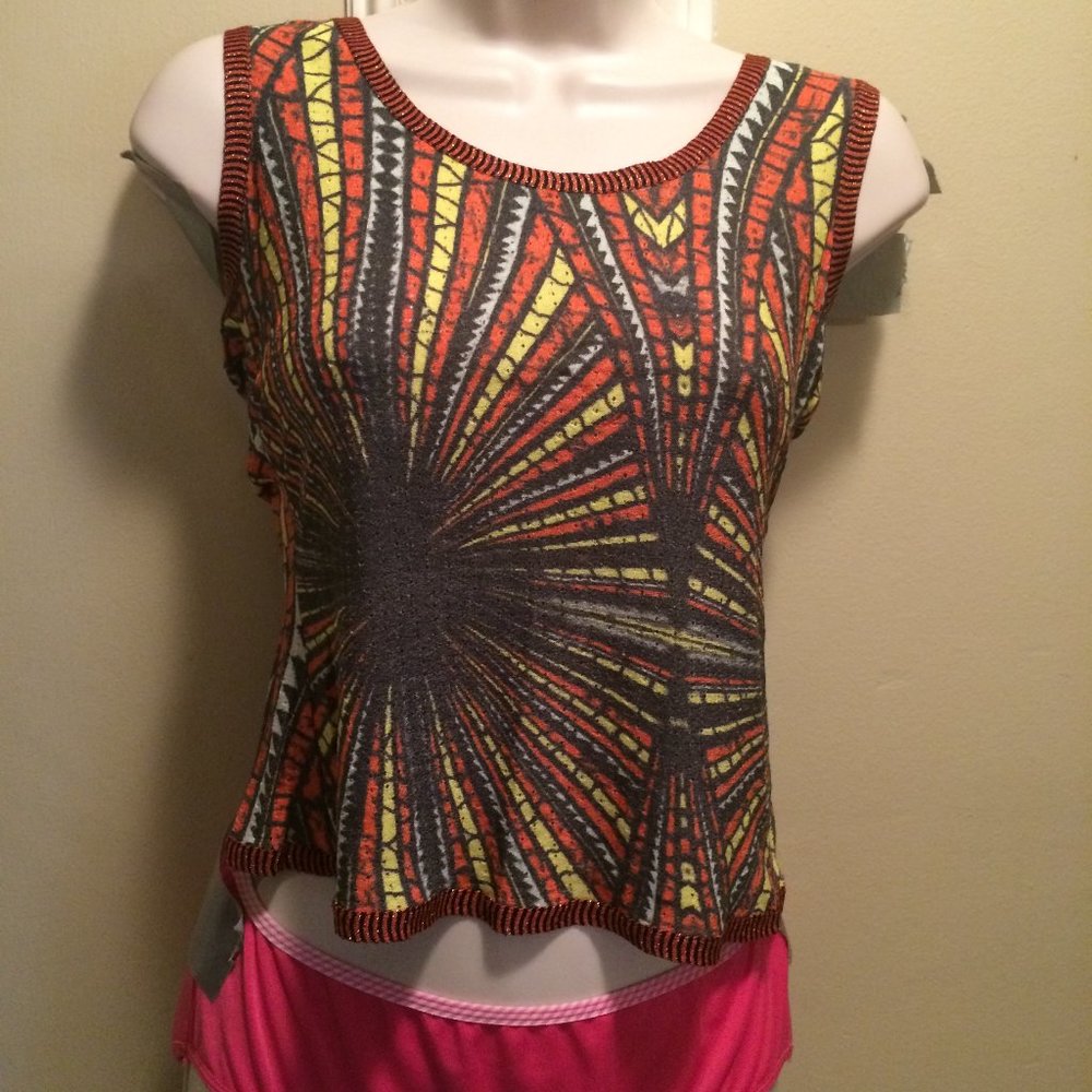 Zac Posen sleeveless top shell size Large